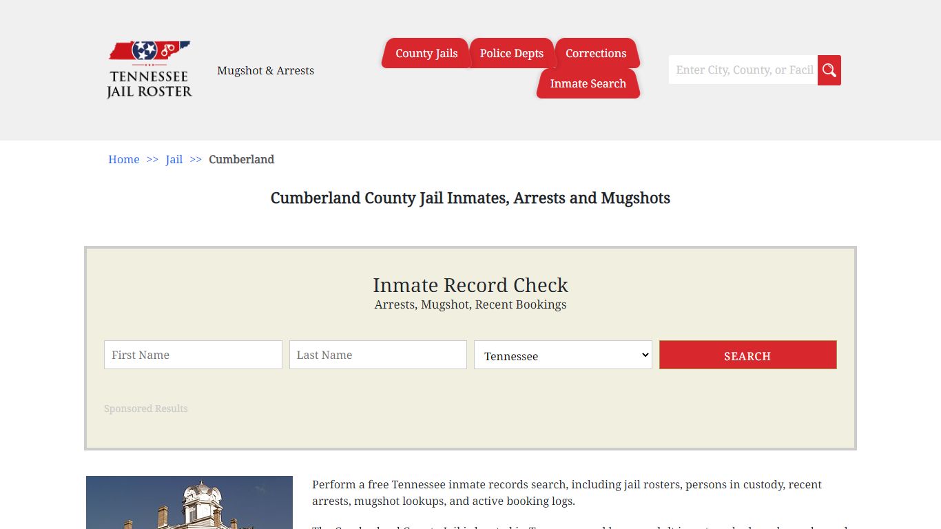 Cumberland County Jail Inmates, Arrests and Mugshots